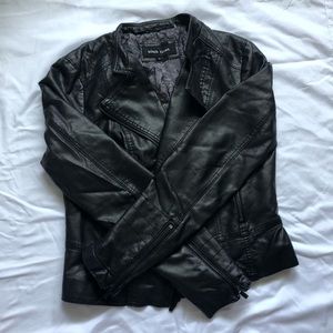 Gunmetal Leather Jacket